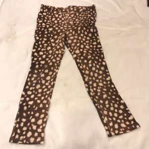 H&M Leopard jeggings size 8
